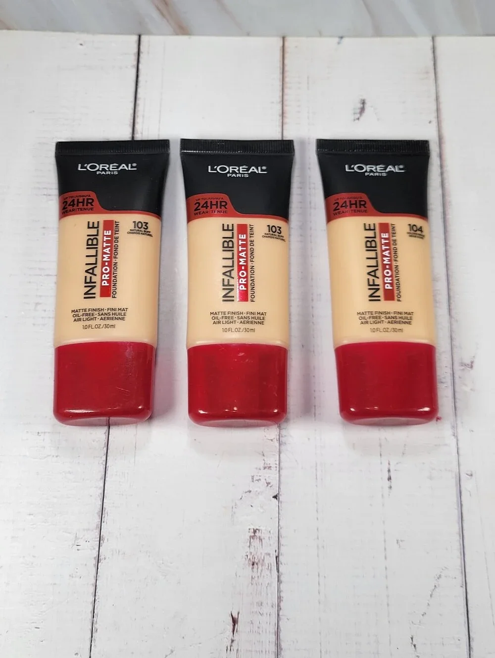 3 Piece L'oreal Infallible Pro-Matte Foundation Bundle NEW!